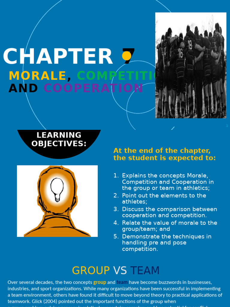 Team Morale: Competition vs. Cooperation | PDF | Motivational | Motivation