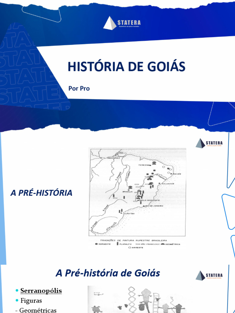 História de Goiás: Da Pré-História à República | PDF