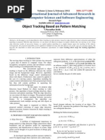 Object Tracking Based On Pattern Matching