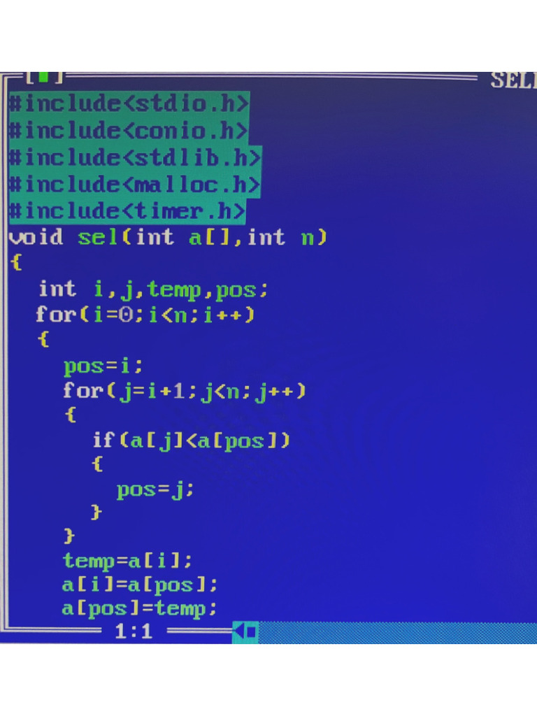 Selection Sort | PDF
