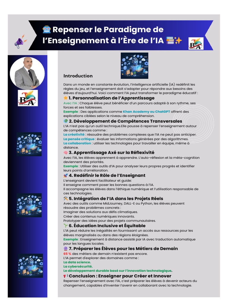 Révolution de l'enseignement par l'IA | PDF | Intelligence artificielle ...