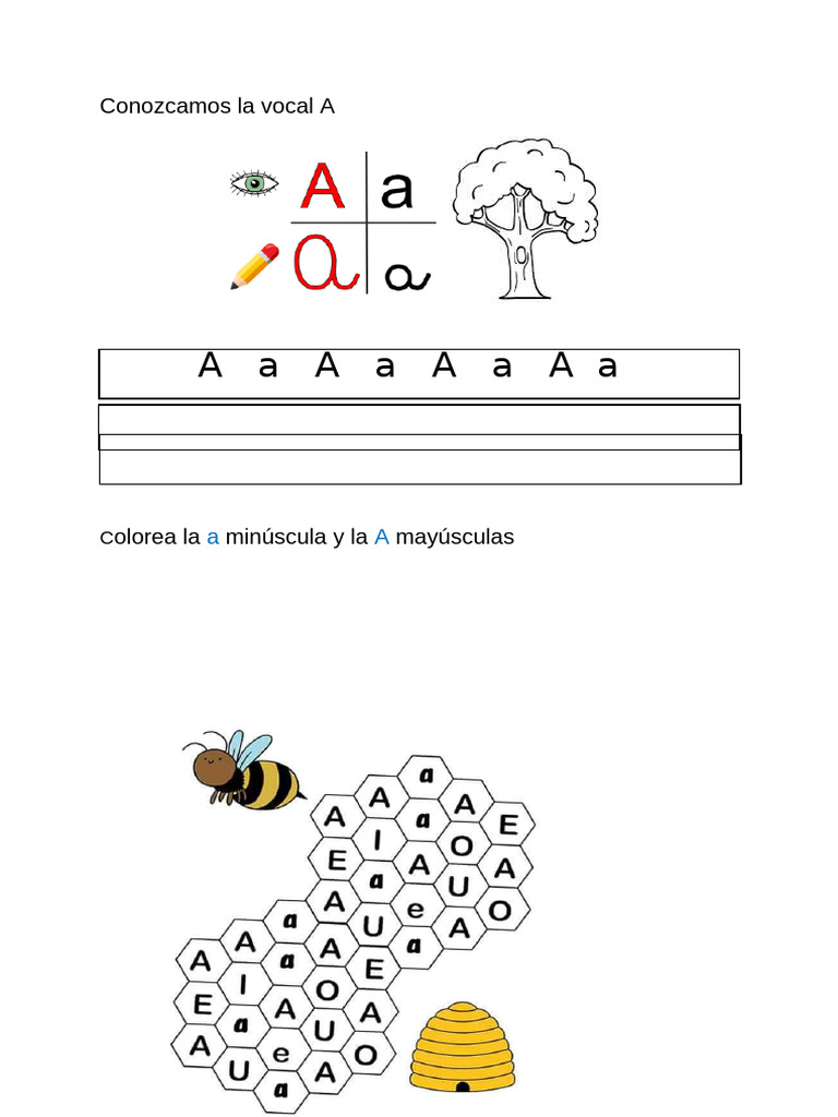 Actividades con la letra A | PDF