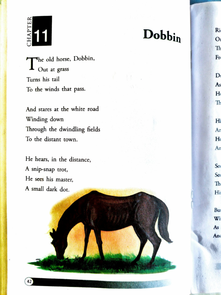 The Old Horse Dobbin Poem Analysis | PDF