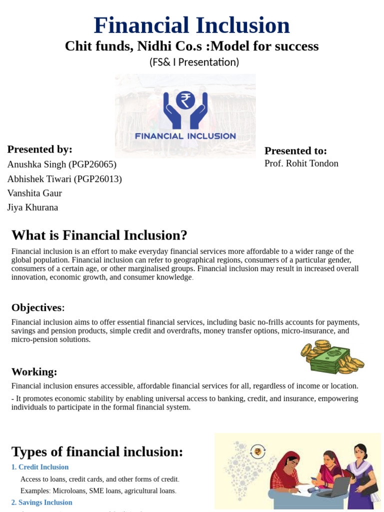 Financial Inclusion Strategies in India | PDF | Financial Inclusion | Banks