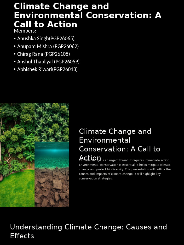 Climate Change: Urgent Action Needed | PDF | Climate Change ...