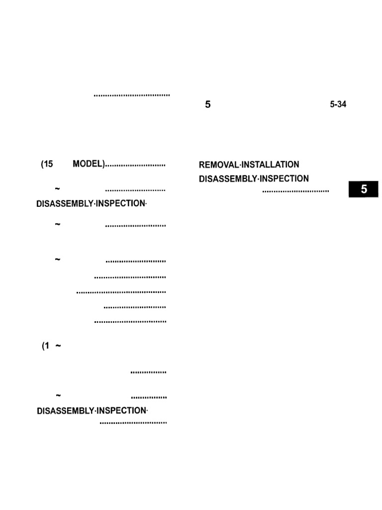 Drive Motor Removal and Installation Guide | PDF | Electric Motor ...