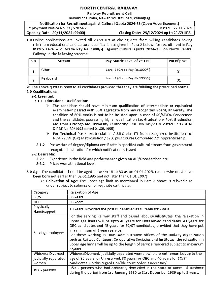 21328474CQ Notification English | PDF