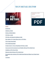 FDI in Retail Sector in Final)