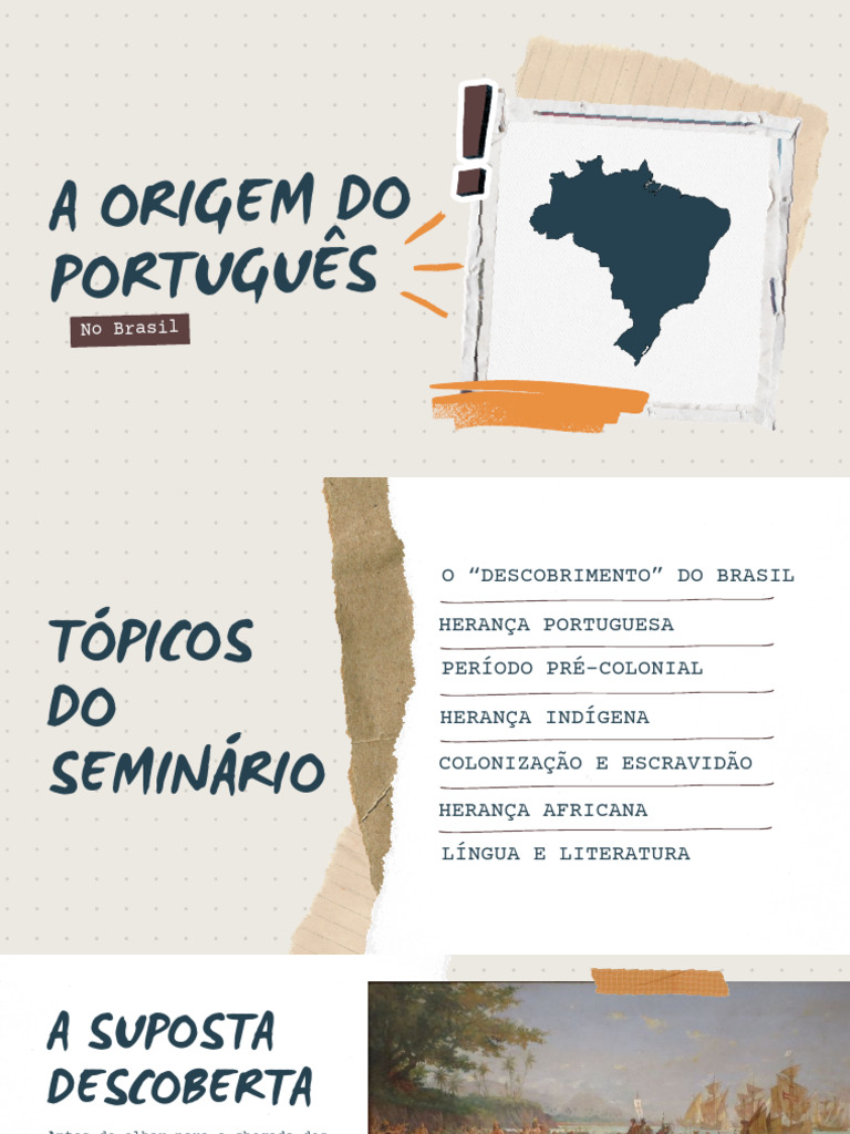 Heranças Culturais do Português no Brasil | PDF | Brasil | Português ...
