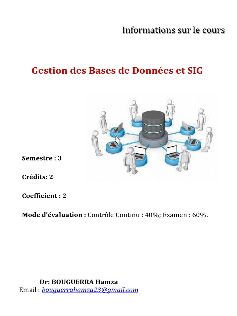 Définition des Bases de Données et SGBD | PDF | Bases de données ...