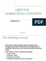 Fundamental Marketing Concepts: Session 2