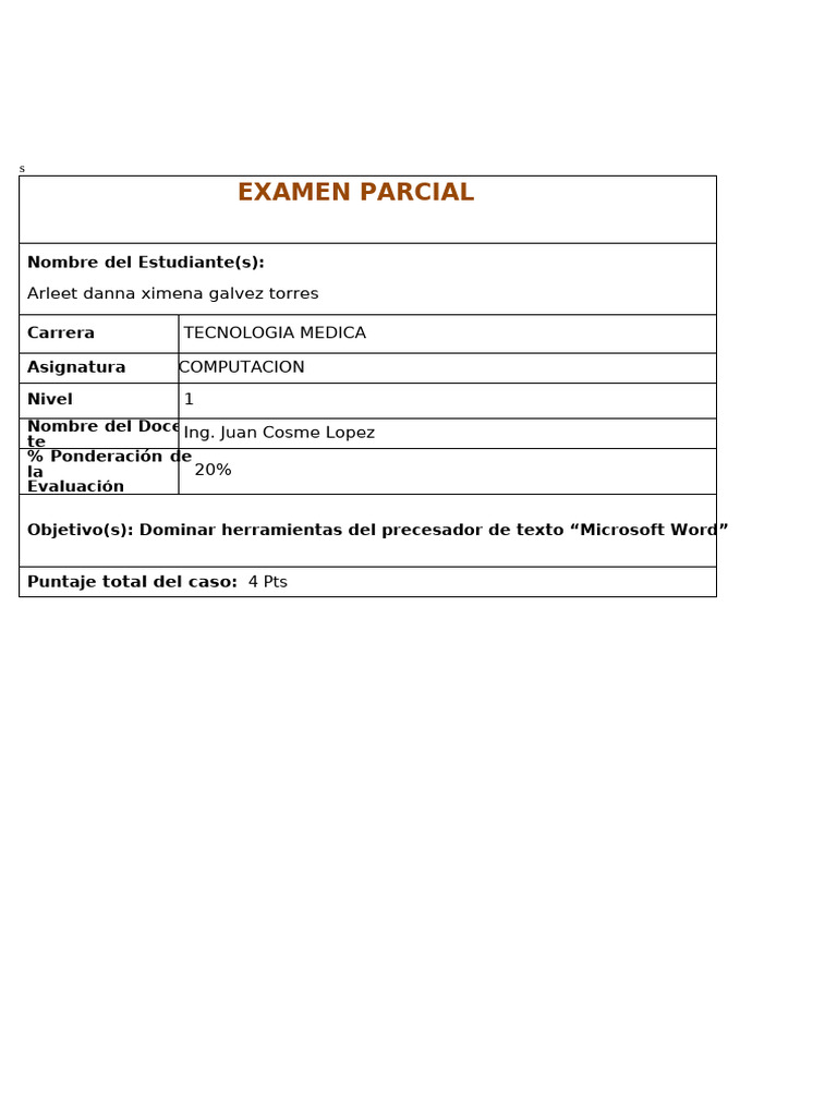 Examen 2 Computo | PDF | Microsoft Excel | Software