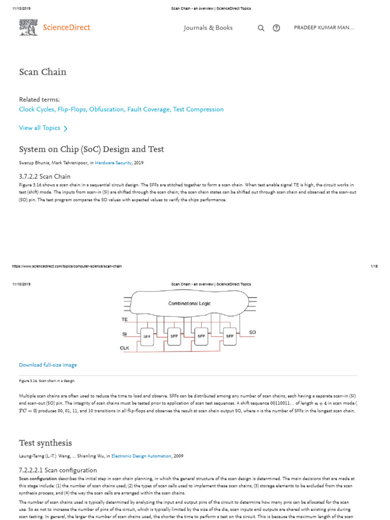 Scan Chain Design and Testing Overview | PDF | System On A Chip ...