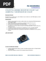 Download Hoja de Datos 28380 - Color PAL by Fix Ingeniera SN83808557 doc pdf