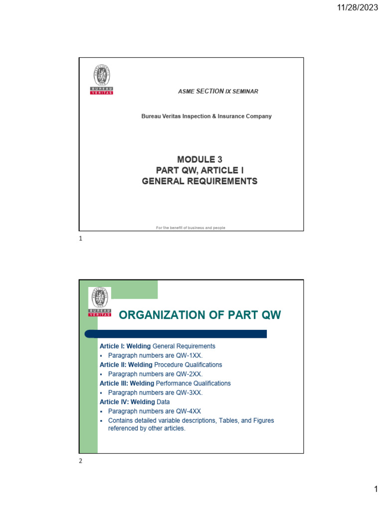 ASME Section IX Welding Requirements | PDF | Welding | Construction