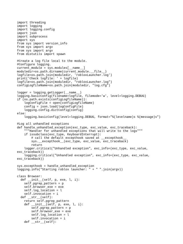 Roblox Linux Launcher Script | PDF | Operating System Families ...