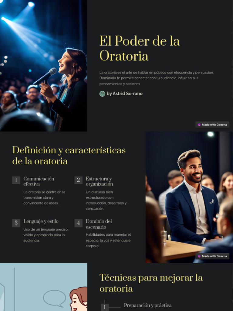 La Importancia de la Oratoria | PDF | Hablar en público | Comunicación