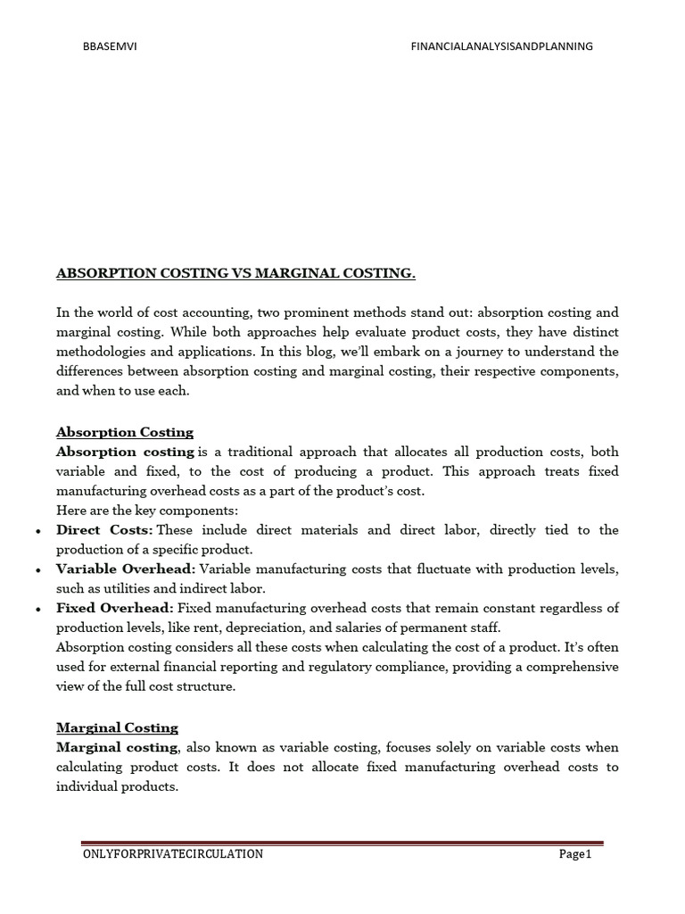 Module 4 - Strategic Cost Management - I | PDF | Cost Accounting | Cost ...
