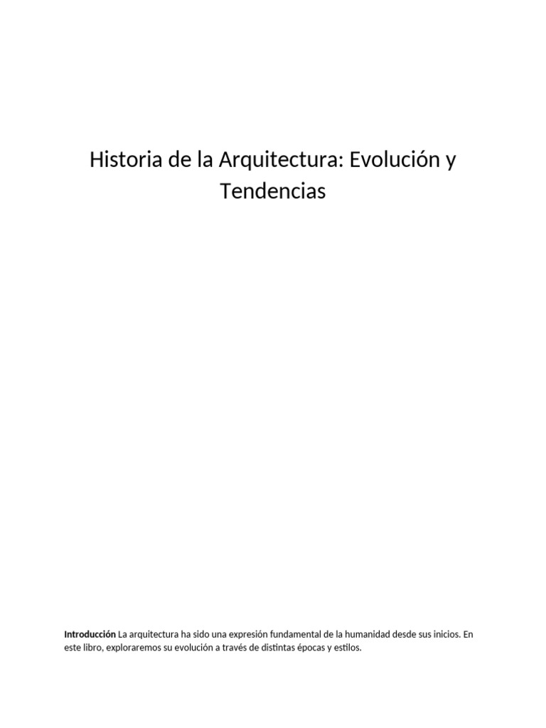Evolución de la Arquitectura a lo Largo del Tiempo | PDF | Renacimiento ...