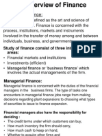 An Overview of Finance