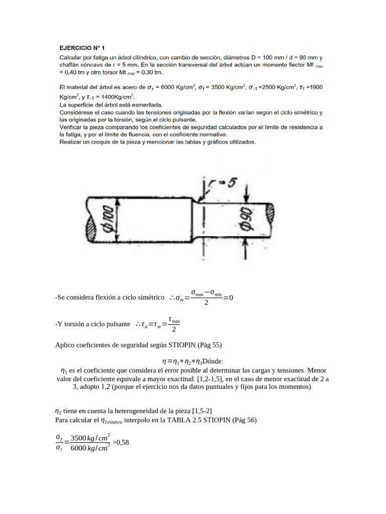 Guia 1 Elementos de Maquinas | PDF | Doblar | Física Aplicada e ...