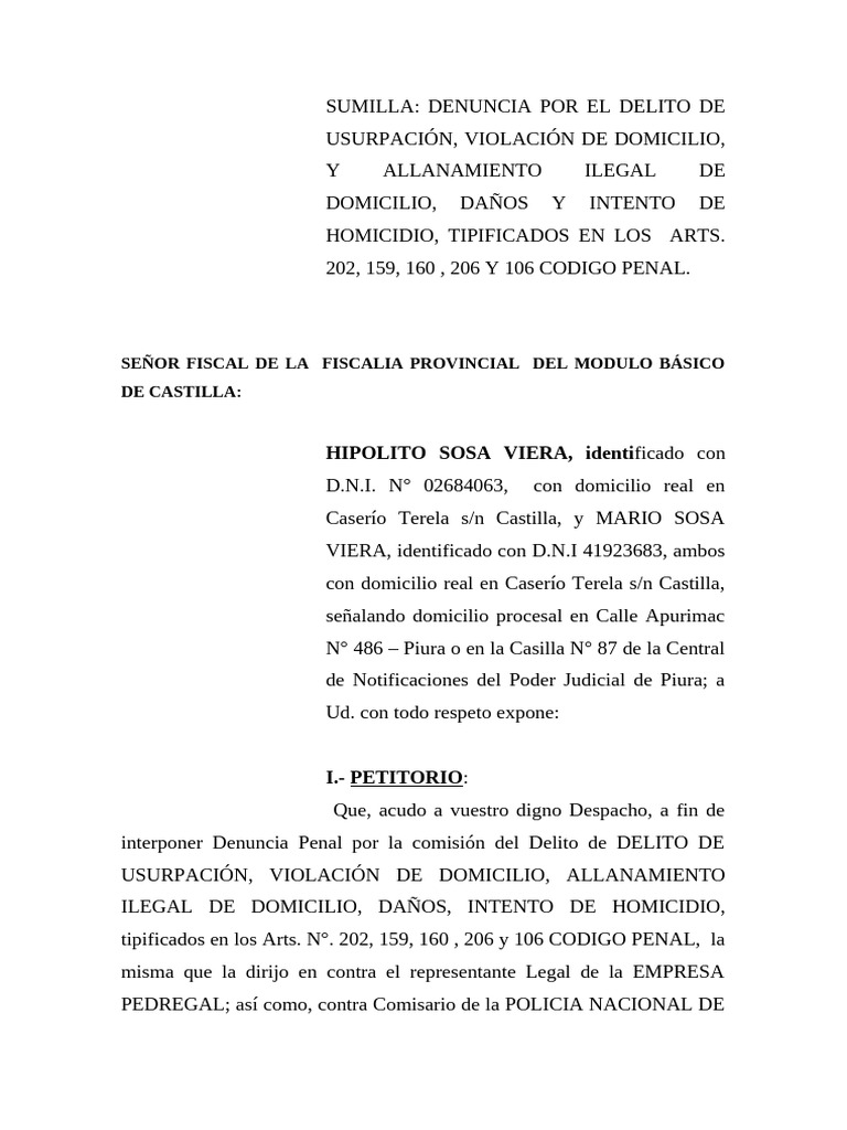 SUMILLA | PDF | Violación | Crimen y violencia