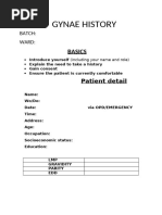 Obstetric History OSCE Checklist Geeky Medics | PDF | Pregnancy ...