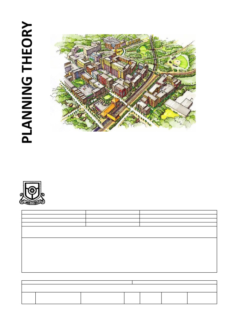Planning Theory Course Overview | PDF | Urban Sprawl | Sustainability