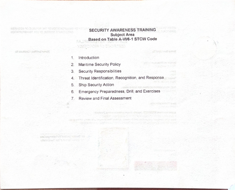 Security Awareness Training Pdf