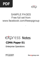 Download Cima e1 2012 Notes by The ExP Group SN83817392 doc pdf