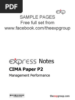 Download Cima p2 2012 Notes by The ExP Group SN83817683 doc pdf