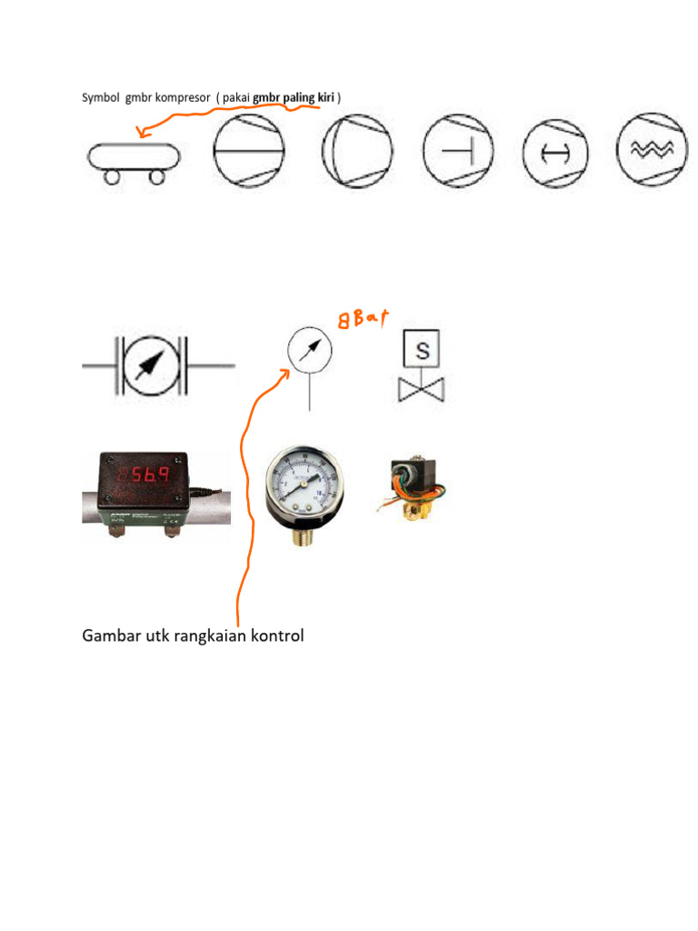 Gmbar Simbol Kompresor-Ok | PDF