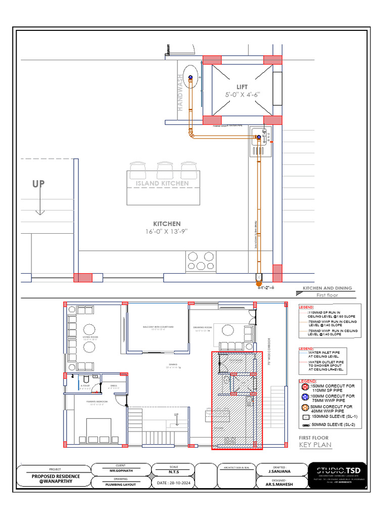 Kitchen Plumbing Laypout | PDF | Bathroom | Home & Garden