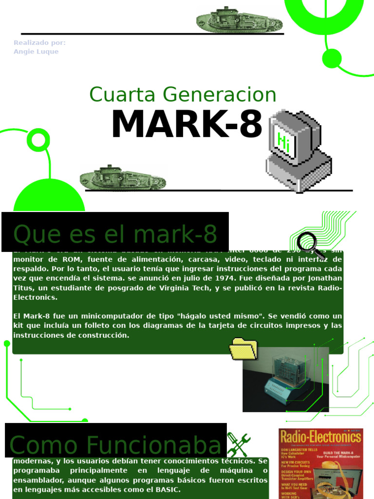 Mark-8: Pionero de Minicomputadoras DIY | PDF | Interfaces gráficas de ...