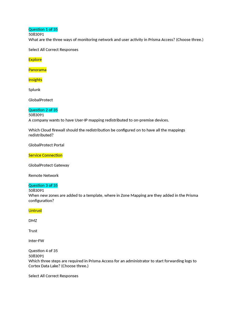 Prisma Access Management and Configuration Guide | PDF | Domain Name ...