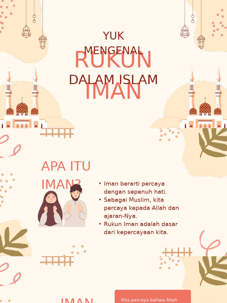 Mengenal Rukun Iman dalam Islam | PDF