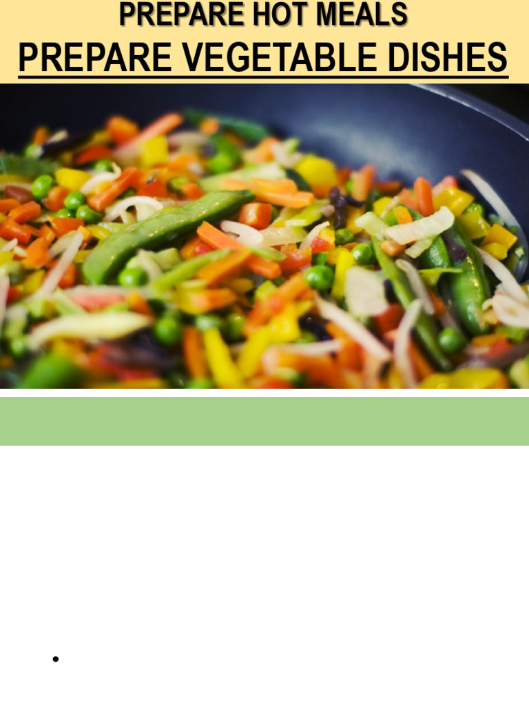 Essential Guide to Preparing Vegetables | PDF | Vegetables | Foods