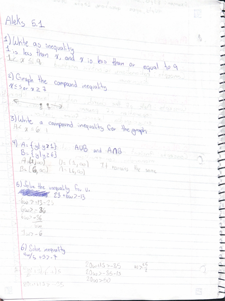 6) Solve Inequality | PDF