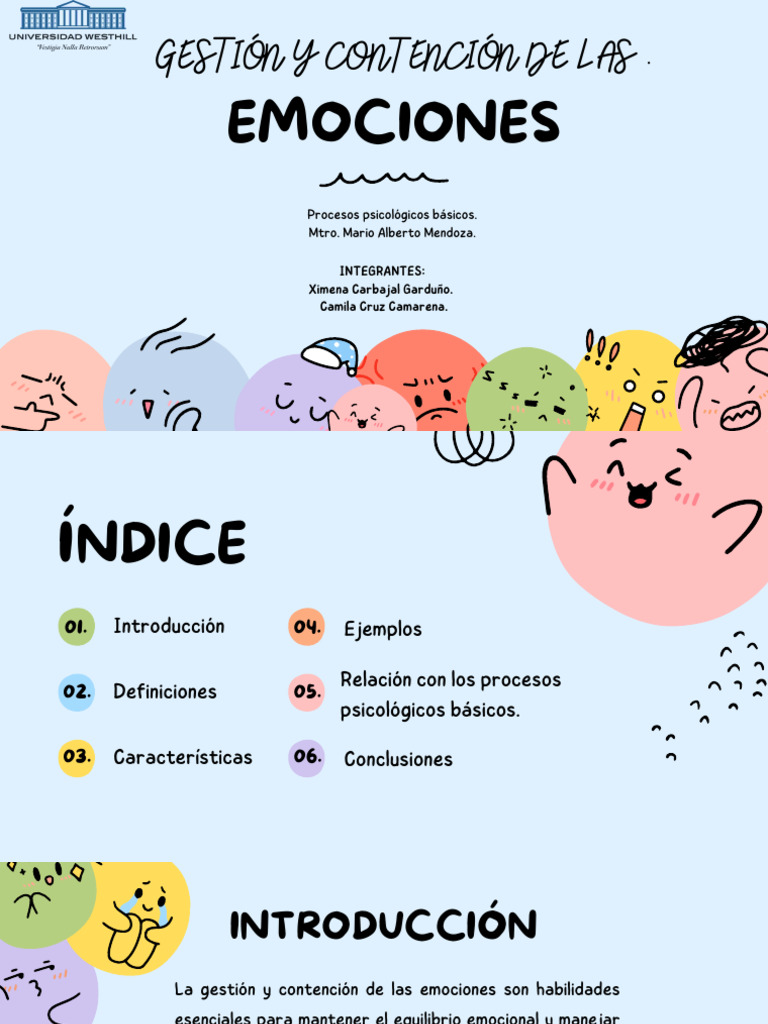Gestión y Contención de Las Emociones. | PDF | Las emociones | Empatía