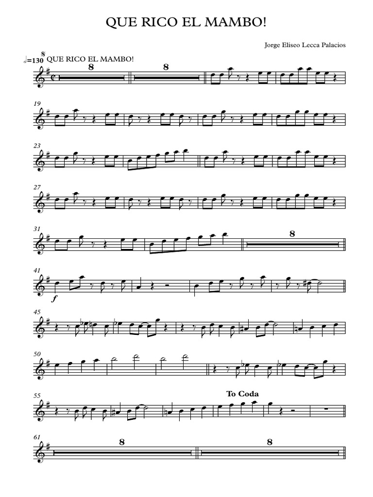 Que Rico El Mambo! | PDF
