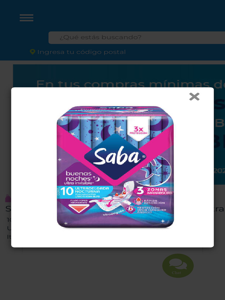 Toallas Femeninas Saba Ultra Invisible | PDF