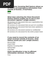 Aconex Professional Course Q&A Guide | PDF | Information Science ...