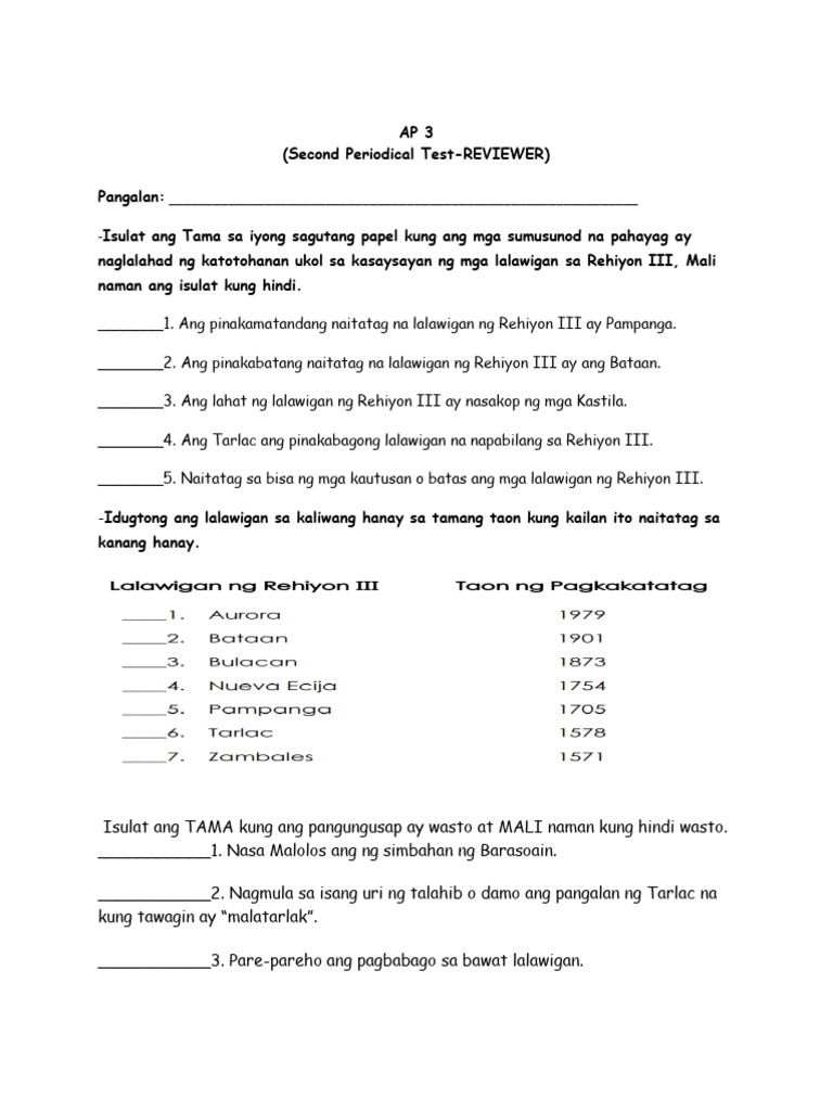 Ap3 Q2 Reviewer-2nd PT | PDF