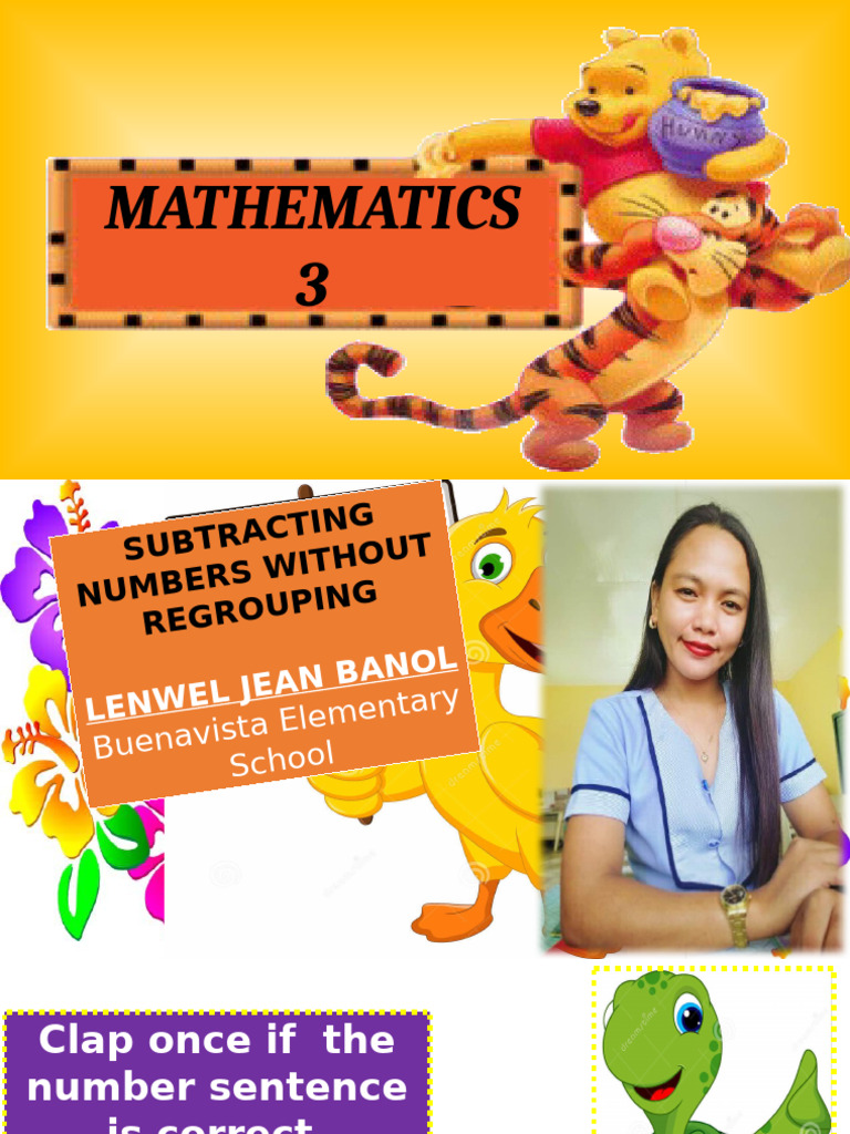 Lesson5 211119015501 | PDF | Subtraction | Arithmetic