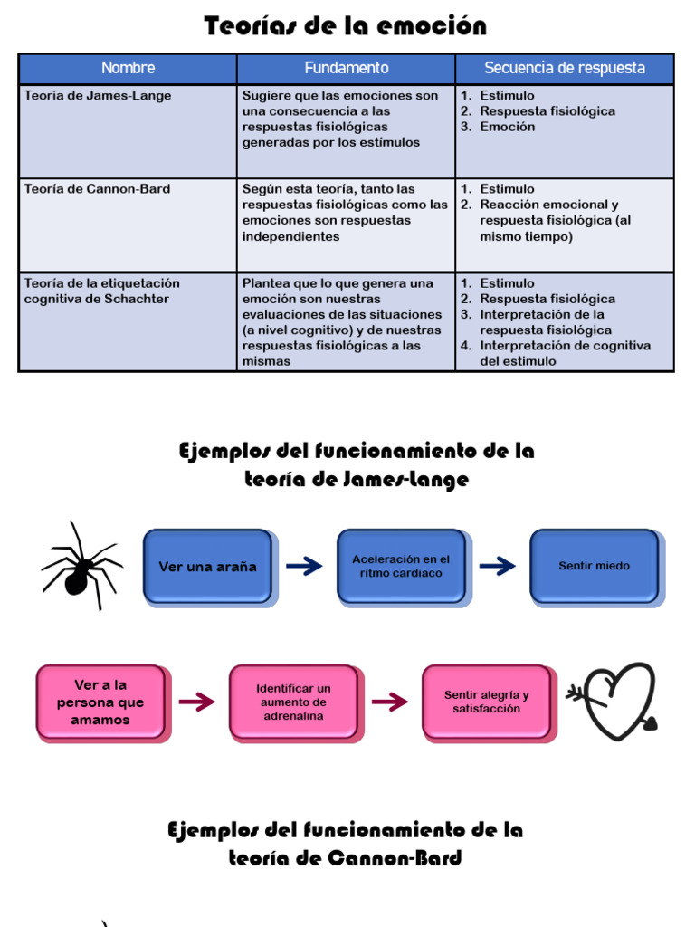 Teorías de las Emociones Explicadas | PDF | Las emociones | Ciencias ...