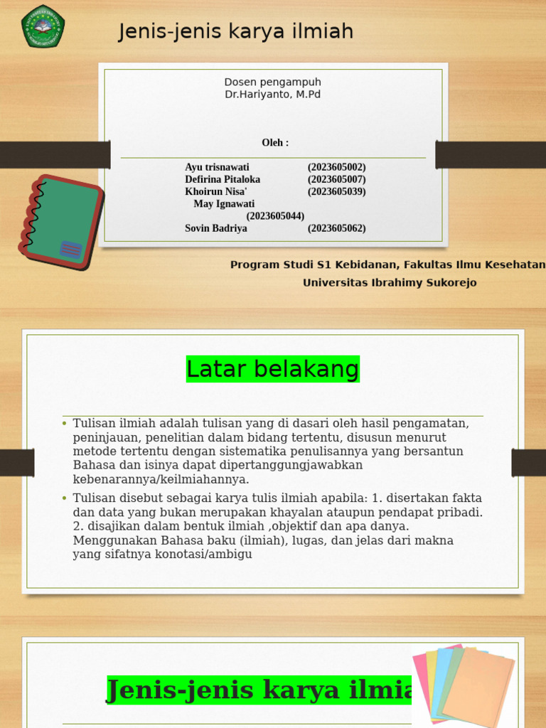 Kel. Jenis2 Krya Tulis | PDF