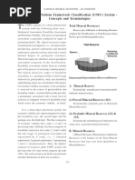 UNFC Classification for Mineral Resources | PDF | Mining | Geology