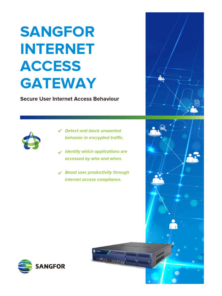 Sangfor IAG: Secure Internet Access Solutions | PDF | Computer Network ...