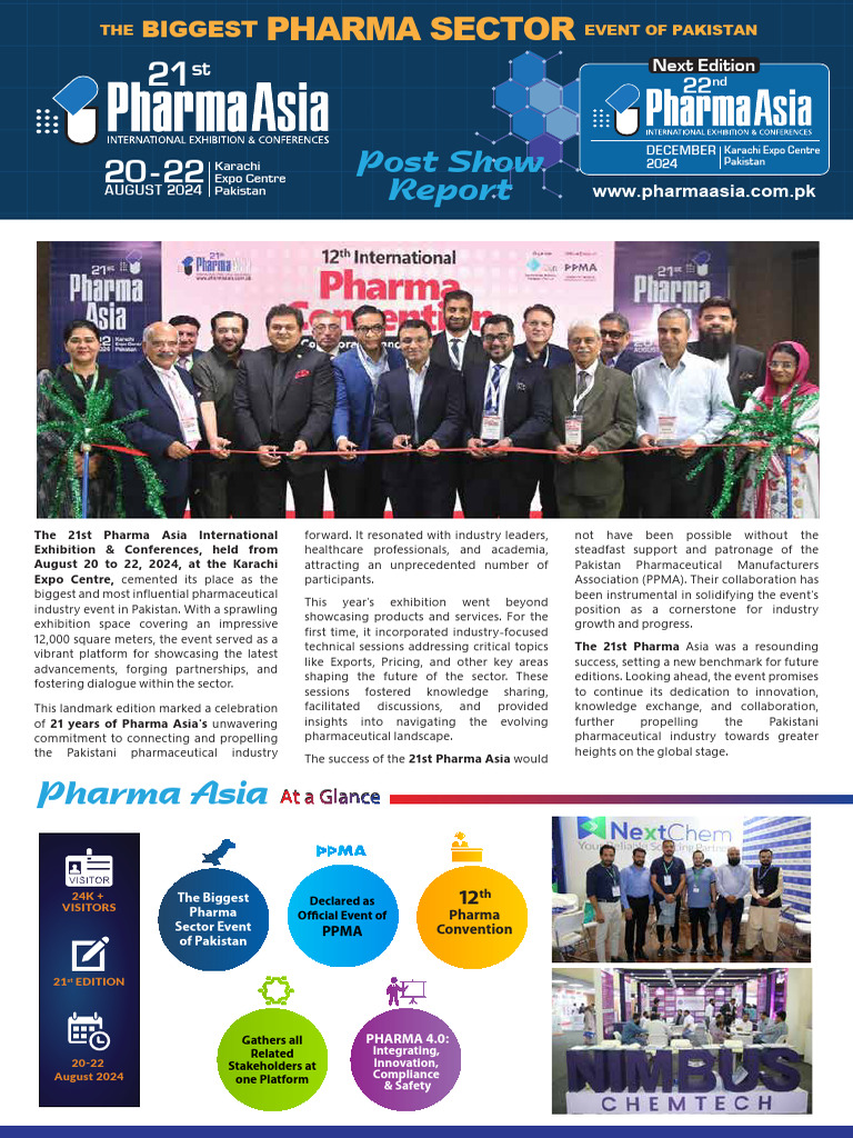 21st Pharma Asia International Exhibition & Conferences - Post Show ...