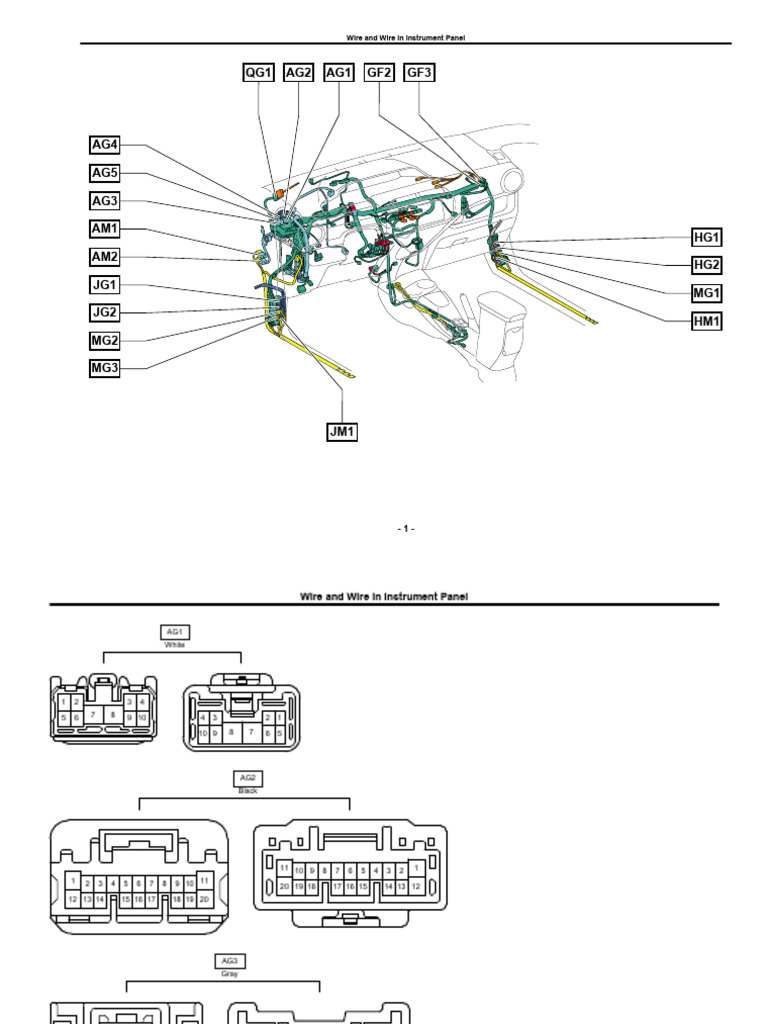 Wiring Details for Instrument Panel | PDF